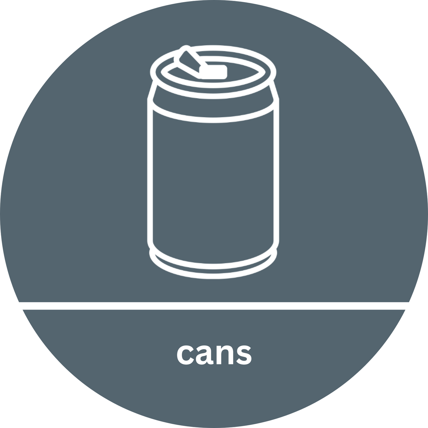Downloadable Cans Recycling Sticker