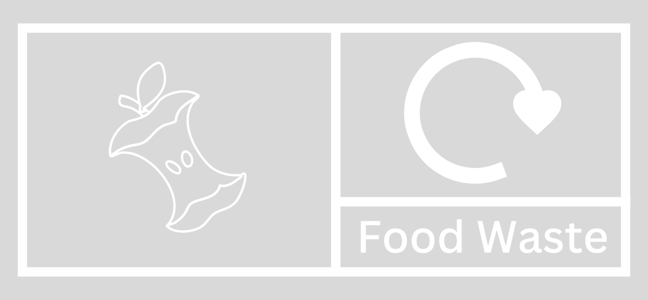 Clear Food Waste Recycling Lid Label