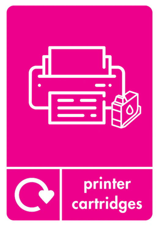Printer Cartridges Recycling Sticker