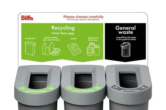 Ubin Recycling Bin - Replacement Signage