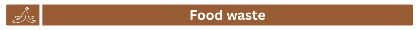 Food Waste Recycling Lid Label Sticker