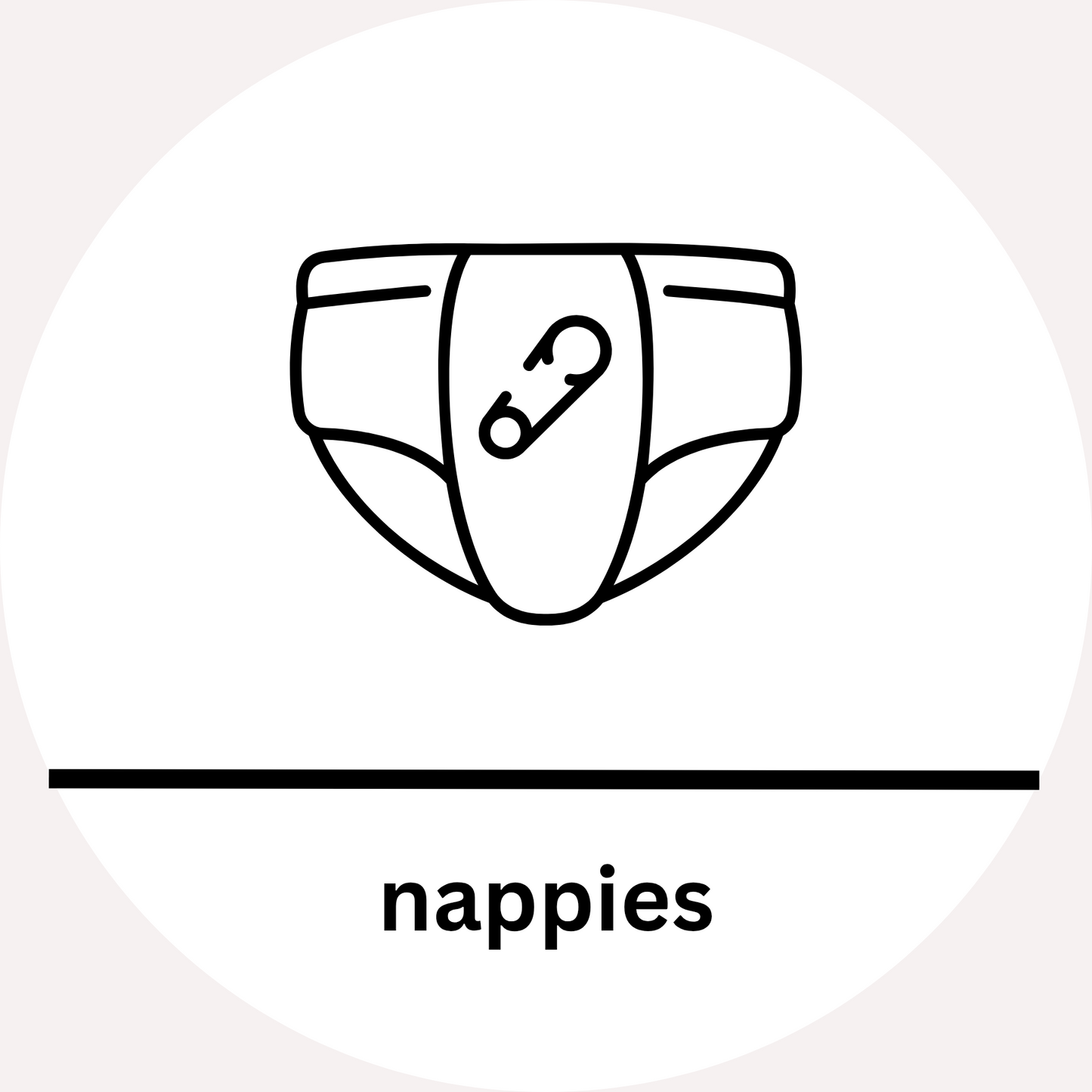 Nappies Waste Sticker