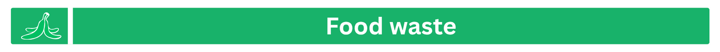 Food Waste Recycling Lid Label Sticker