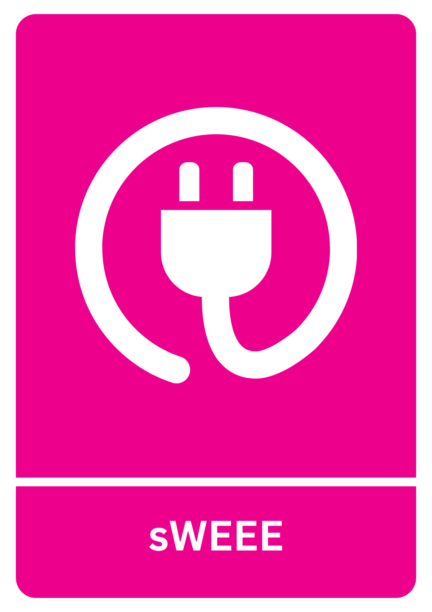 Downloadable sWEEE Recycling Sticker