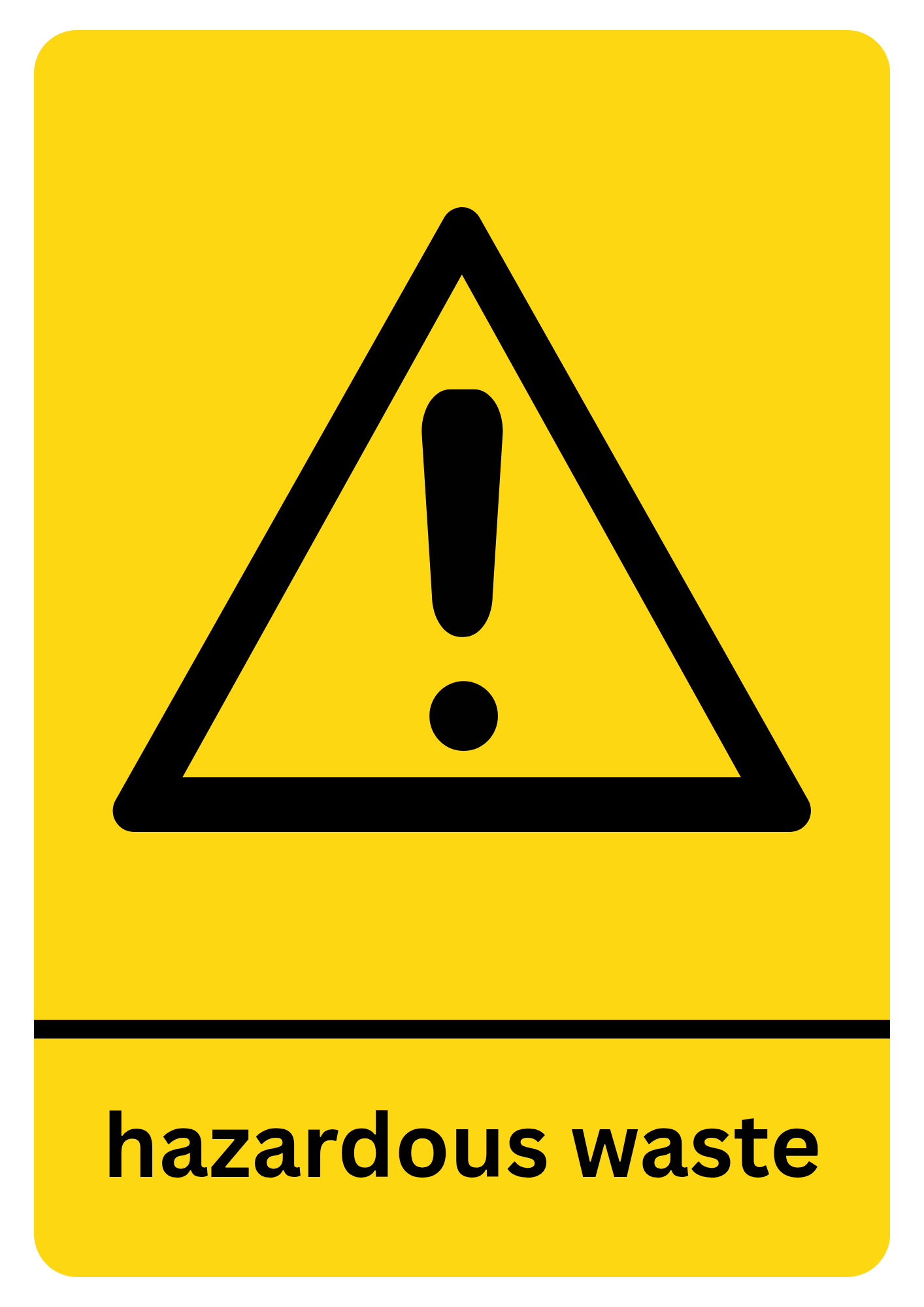 Hazardous Waste Stickers