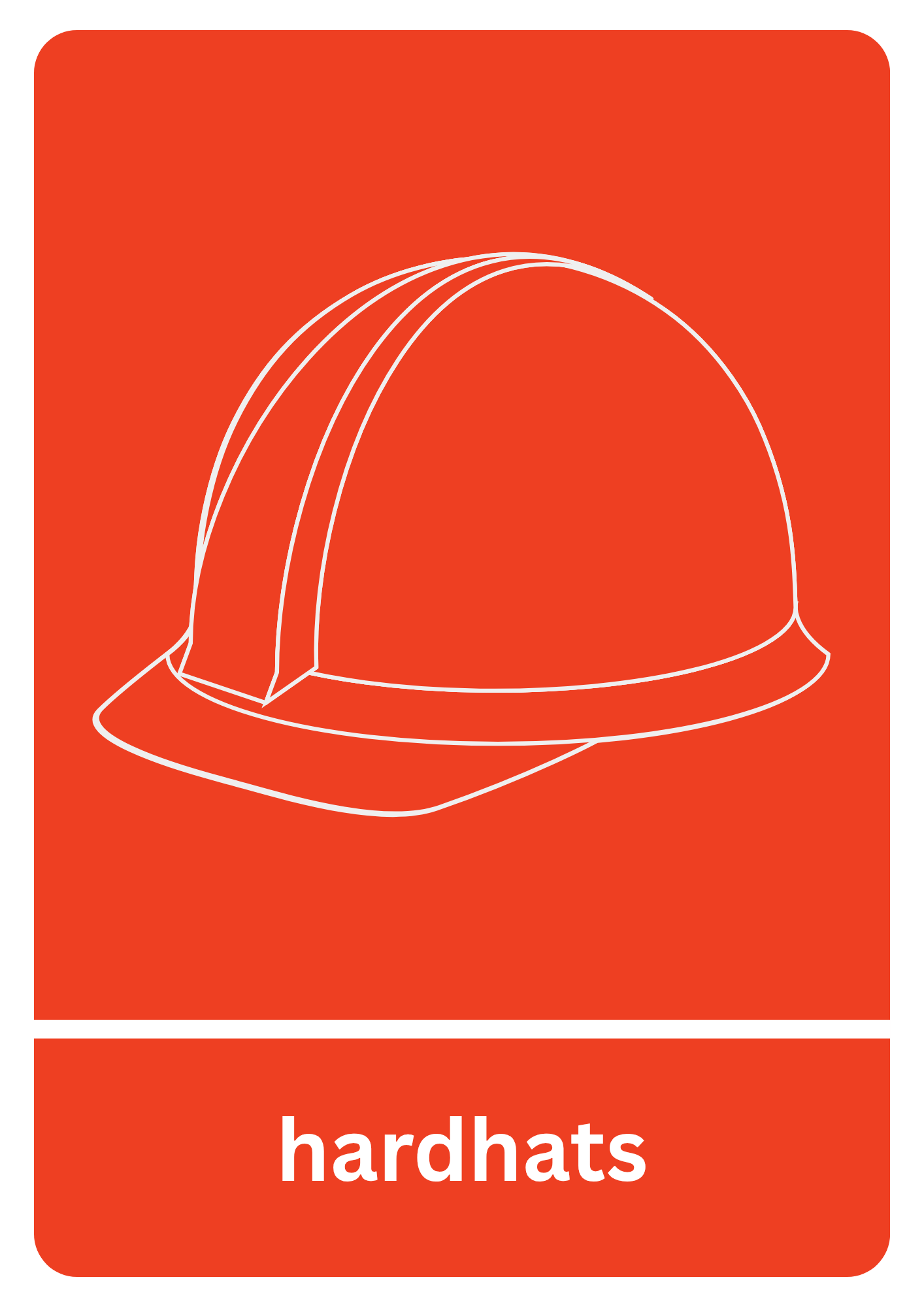 Hardhat Recycling Stickers