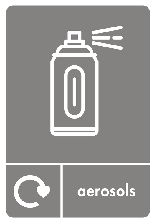 A5 Grey Aerosols Sticker