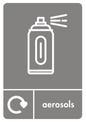 A5 Grey Aerosols Sticker