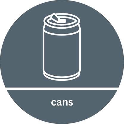 Downloadable Cans Recycling Sticker