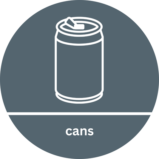 Downloadable Cans Recycling Sticker