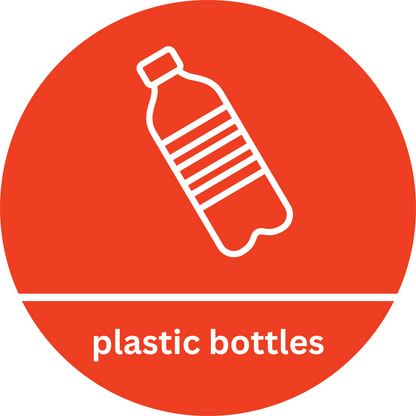 Downloadable Plastic Bottles Recycling Sticker
