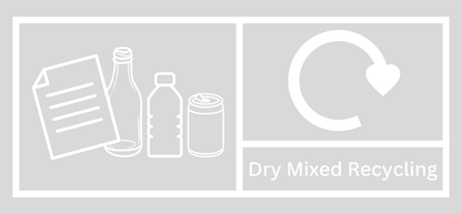 Clear Mixed Recycling Lid Label