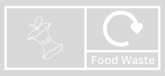 Clear Food Waste Recycling Lid Label