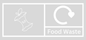 Clear Food Waste Recycling Lid Label