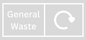 Clear General Waste Lid Label