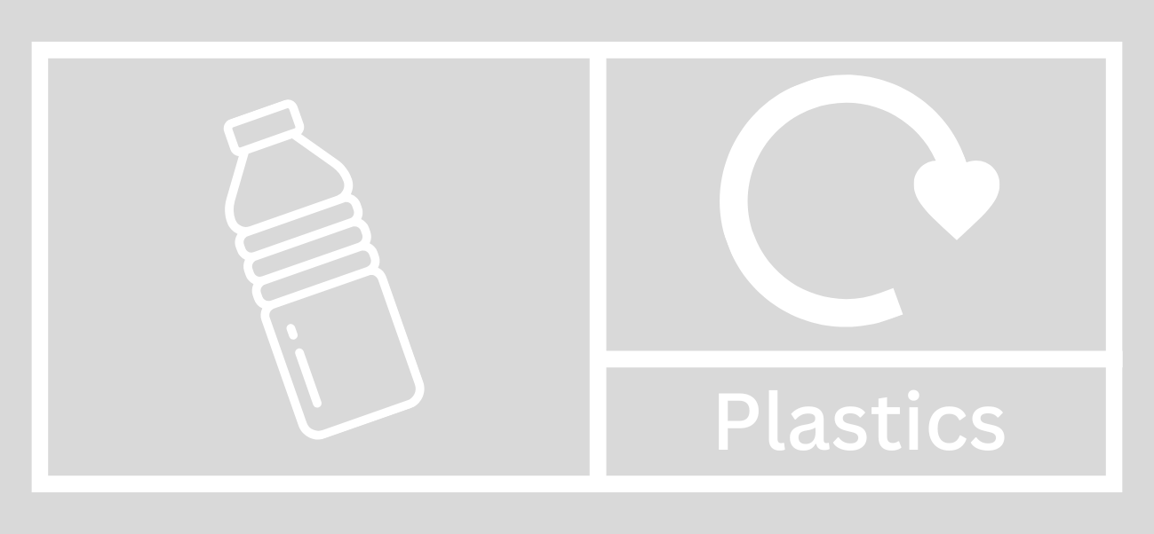 Clear Plastics Recycling Lid Label