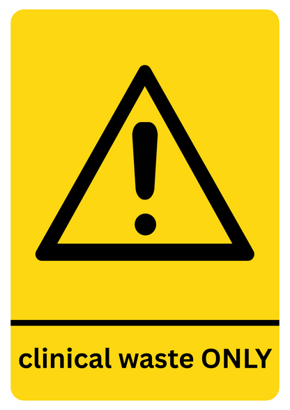 Clinical Waste Sticker
