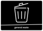 A4 General Waste Sticker