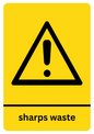Sharps Waste Sticker