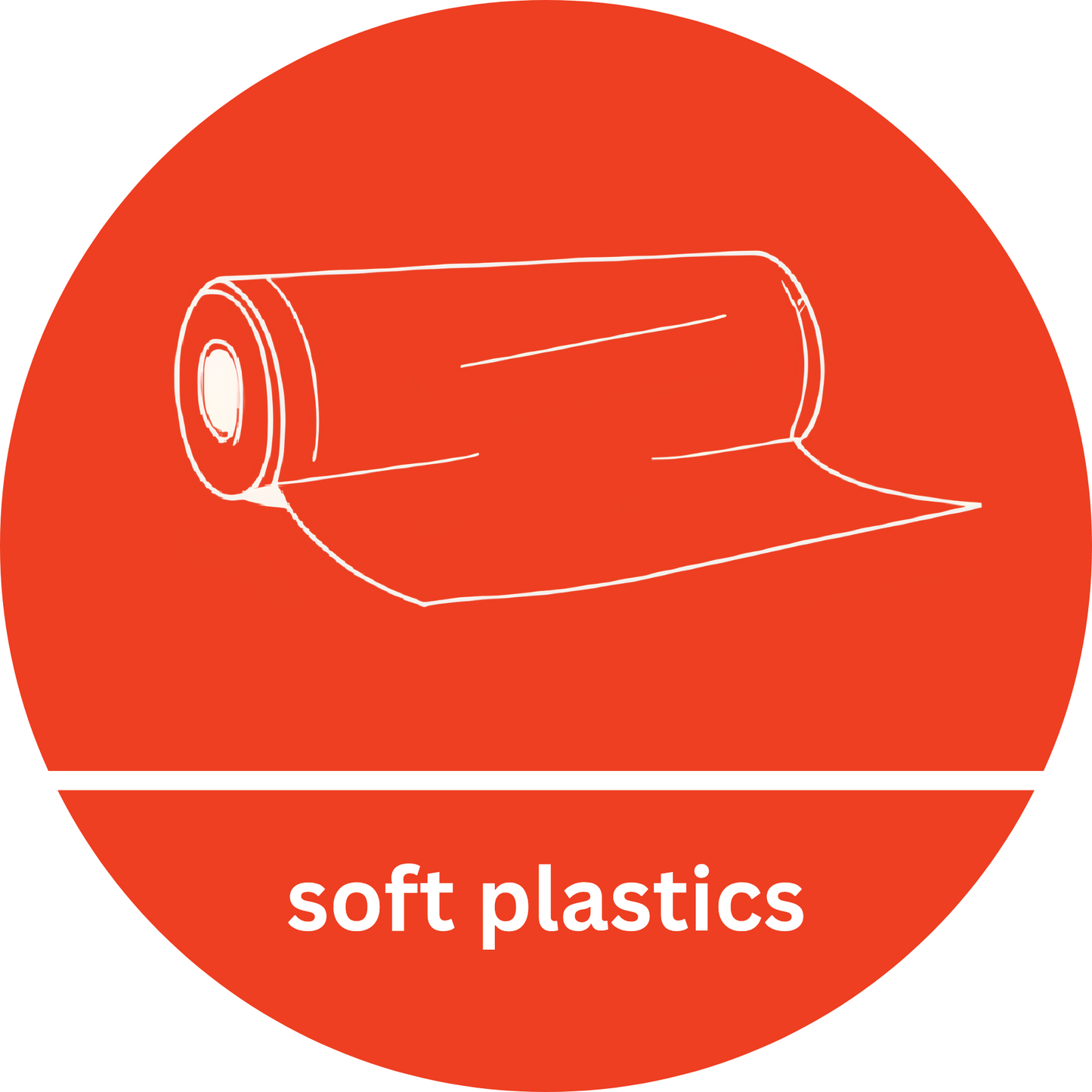 Soft Plastics Recycling Sticker