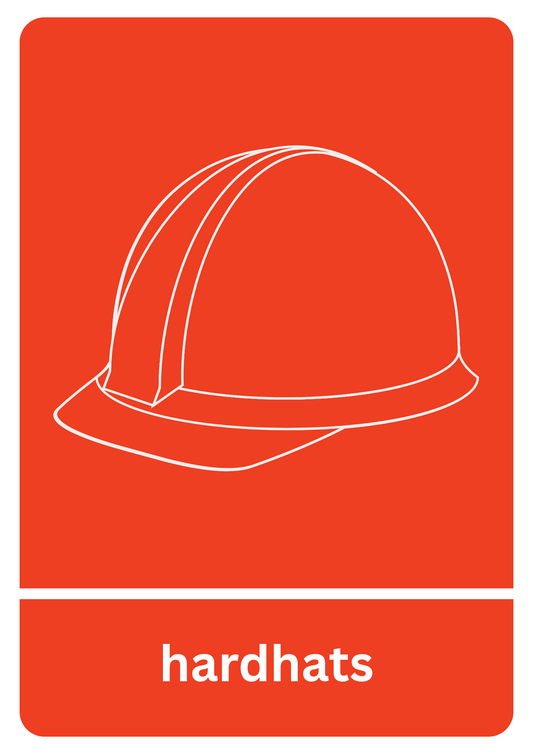 Downloadable Hardhat Recycling Sticker