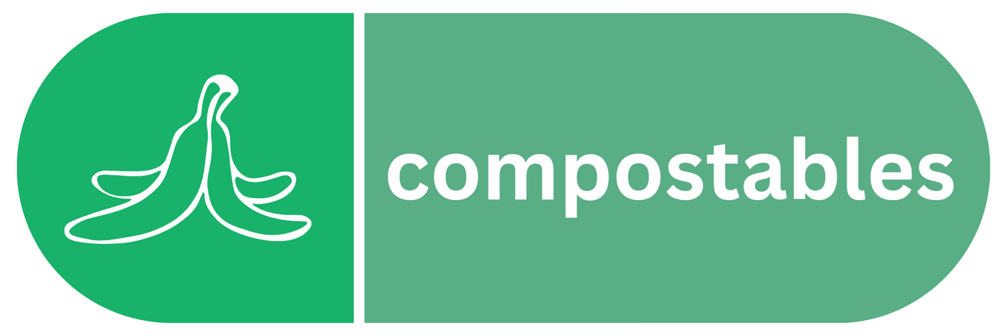 Compostables Pill Shaped Sticker