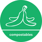 Circular Compostables Recycling Sticker