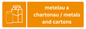 Bilingual Metals and Cartons Sticker