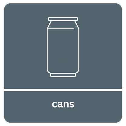 Downloadable Cans Recycling Sticker