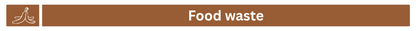 Food Waste Recycling Lid Label Sticker