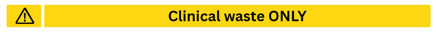 Clinical Waste Sticker