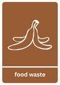 A5 Food Waste Recycling Sticker