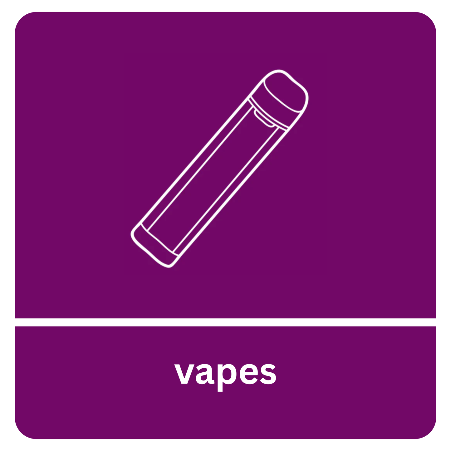 Downloadable Vape Recycling Sticker