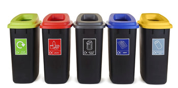 Large Open Recycling Bin - Replacement Signage