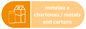 Bilingual Metals and Cartons Sticker