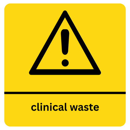 Clinical Waste Sticker