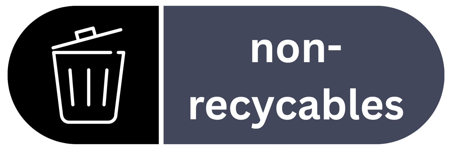 Non-Recyclables Sticker