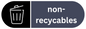 Non-Recyclables Sticker