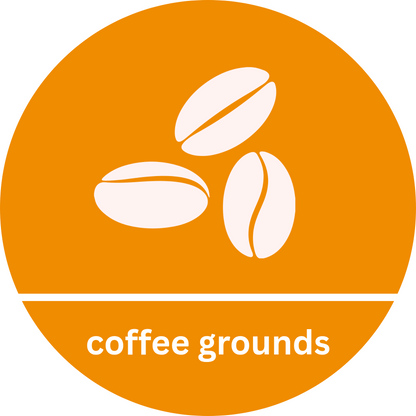 Downloadable Coffee Grounds Recycling Sticker