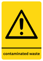 Contaminated Waste Sticker